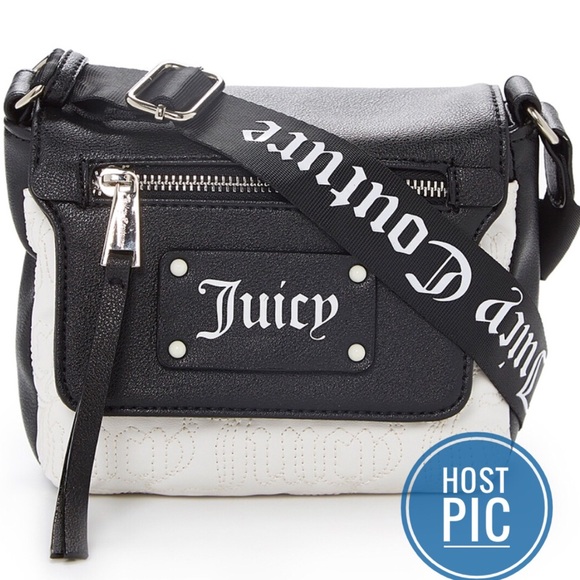 Juicy Couture Handbags - White Quilted Moto Sport Mini Crossbody